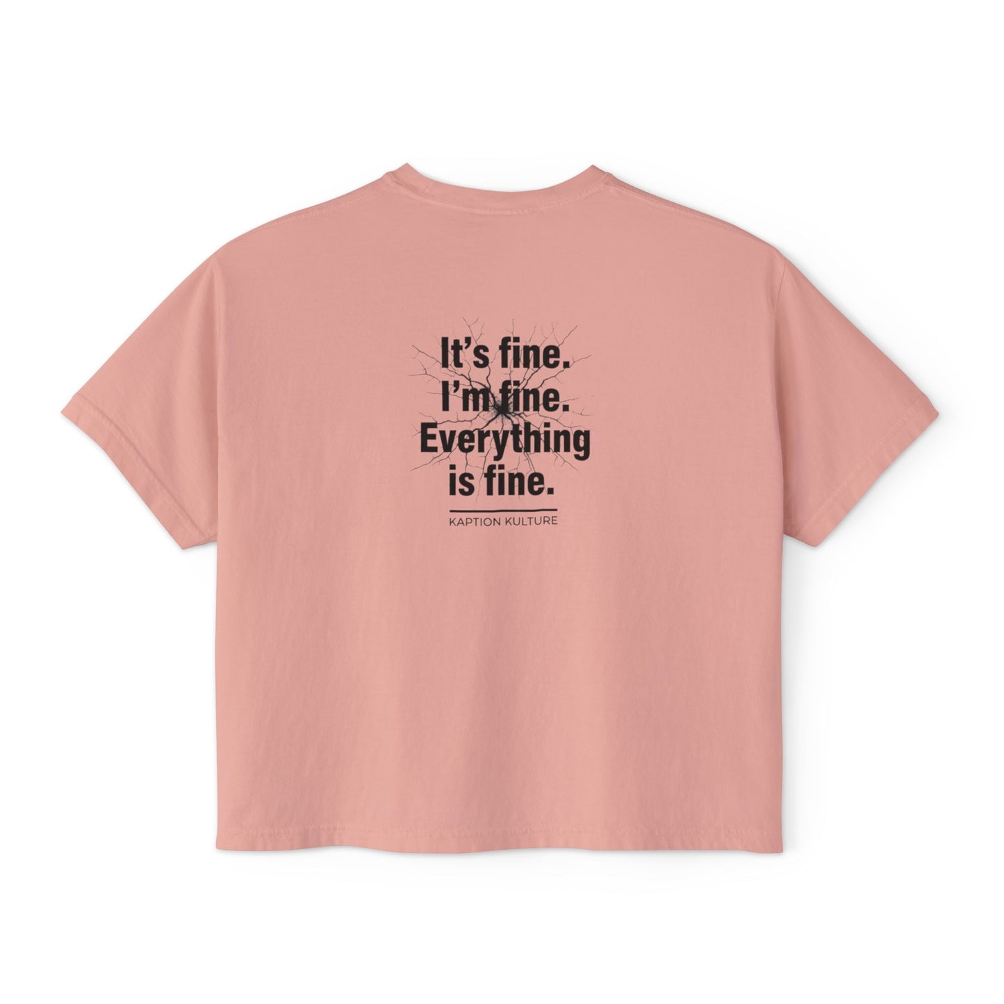 It’s Fine | Women's Boxy Tee