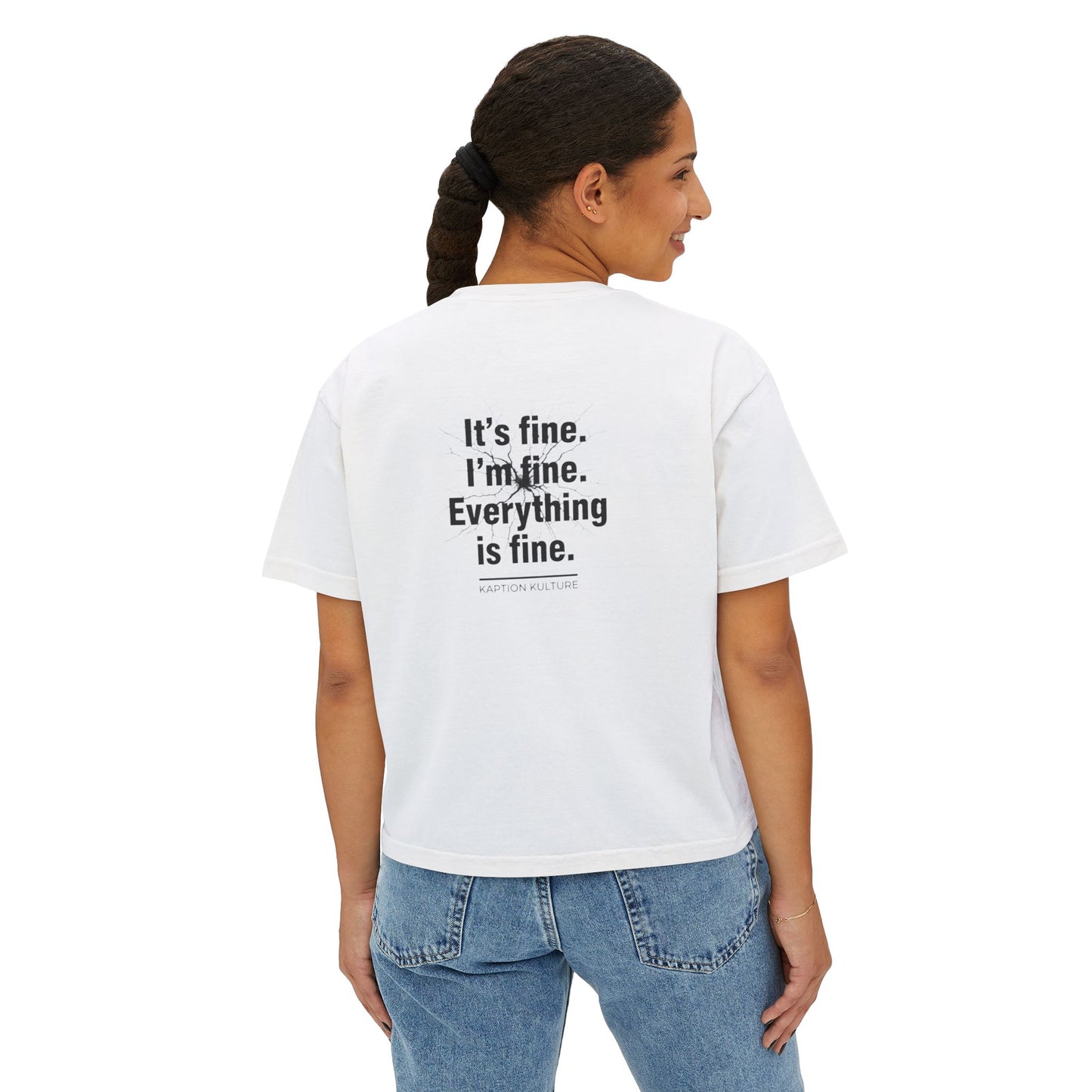 It’s Fine | Women's Boxy Tee